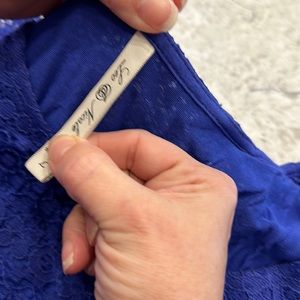 Leo and Nicole L Blue lace too